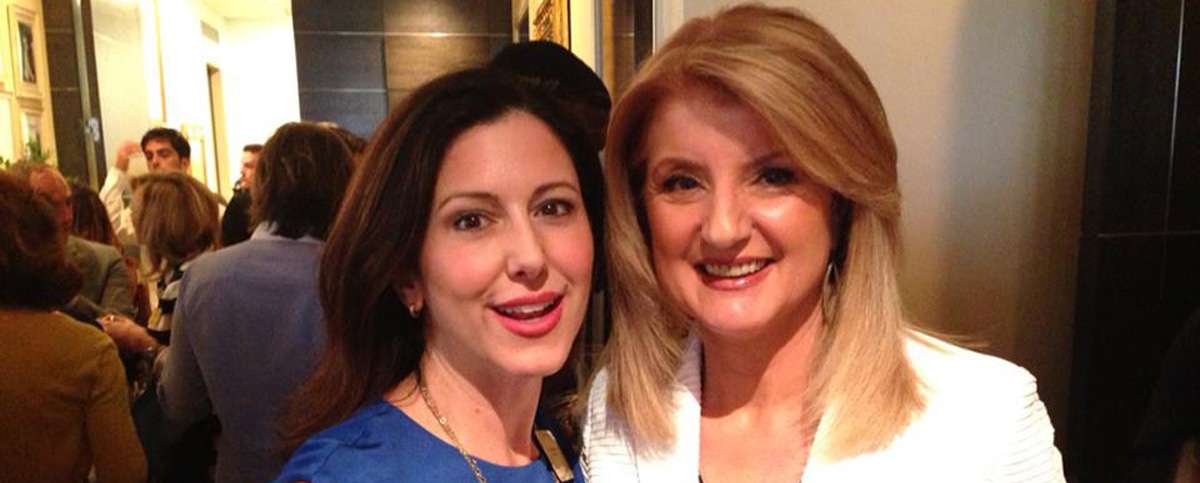 Camille and Arianna Huffington